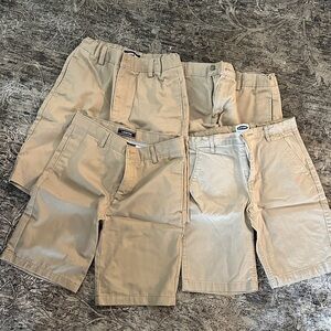 Lands' End Kids & 1 Old Navy Tan Shorts Collection